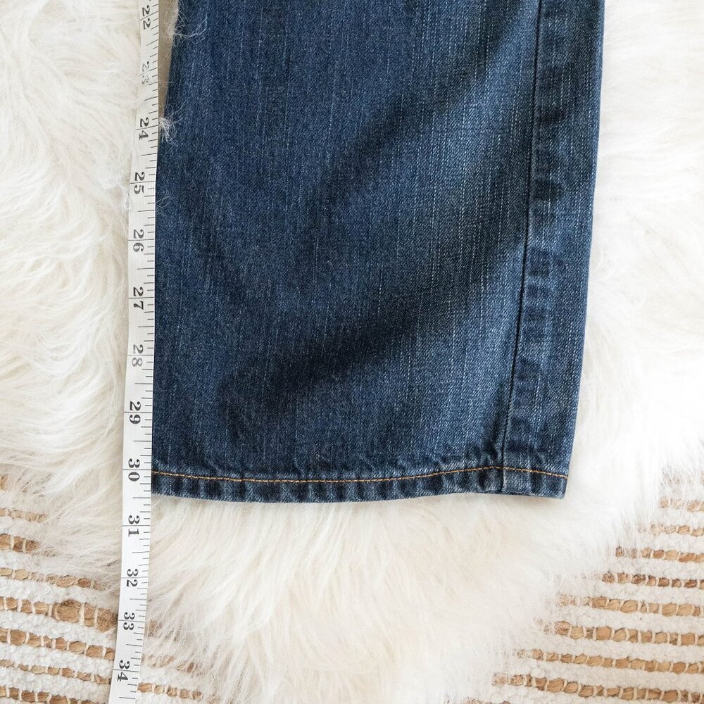 AMERICAN EAGLE DENIM SZ 29x32 BLUE JEANS ORIGINAL STRAIGHT LEG 100% COTTON - Picture 7 of 9